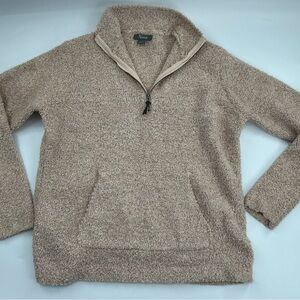 Natural Reflections Beige oatmeal Zip-Up Sweater men’s size medium